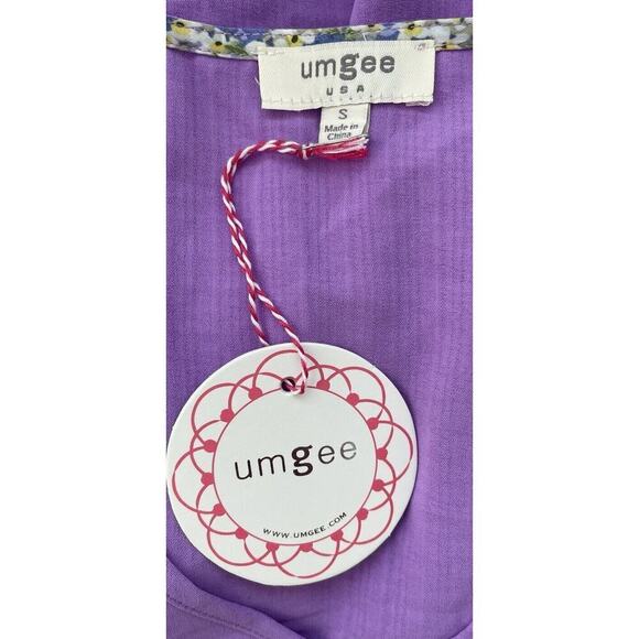 Umgee Orchid V-Neck Ruffle Shift Dress Size S NWT - Picture 3 of 5